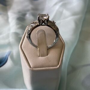 COPY - NAVY BRIDAL WEDDING RING SIZE 10